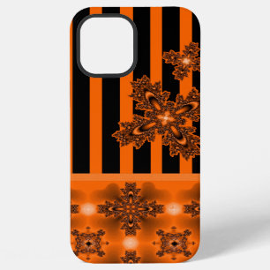 Artdeco bloemen in retro stijl iPhone 12 pro max hoesje