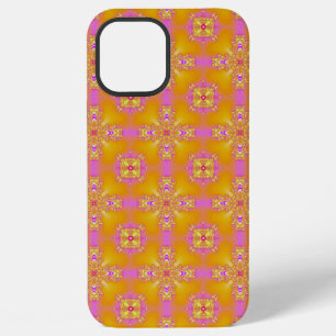 Artdeco Bloemen in Retro Stijl iPhone 12 Pro Max Hoesje