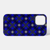 Artdeco bloemen in retro stijl iPhone hoesje (Achterkant horizontaal)