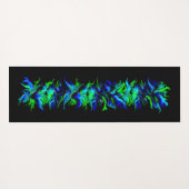 Artdeco Flames in regenboogstijl Yogamat (Achterkant (horizontaal))