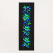 Artdeco Flames in regenboogstijl Yogamat (Achterkant)