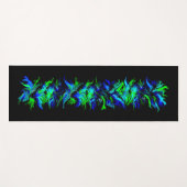 Artdeco Flames in regenboogstijl Yogamat (Voorkant (horizontaal))