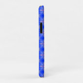 Artdeco Flowers in Retro Style with monogram Case-Mate iPhone Case (Achterkant/rechts)
