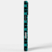 Artdeco Flowers in Retro Style with monogram Case-Mate iPhone Case (Achterkant / Rechts)