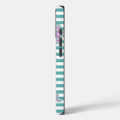 Artdeco Flowers in Retro Style with monogram Case-Mate iPhone Case (Achterkant / Links)