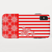 Artdeco Flowers in Retrostijl Case-Mate iPhone Case (Achterkant (horizontaal))