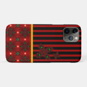 Artdeco Flowers in Retrostijl Case-Mate iPhone Case (Achterkant (horizontaal))