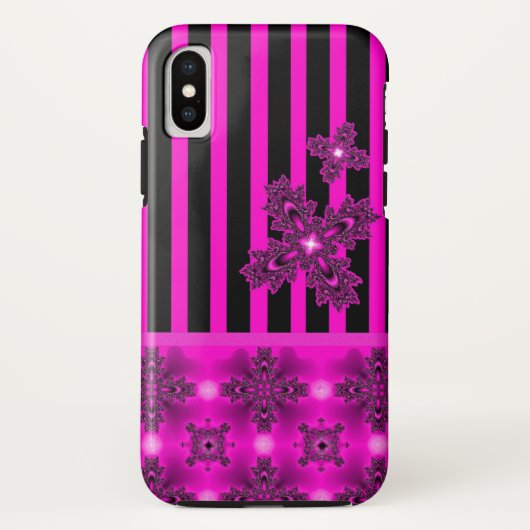 Artdeco Flowers in Retrostijl Case-Mate iPhone Case (Achterkant)