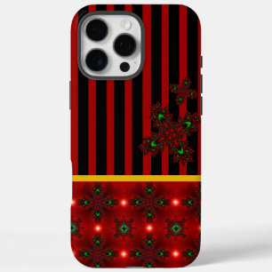 Artdeco Flowers in Retrostijl iPhone 16 Pro Max Hoesje