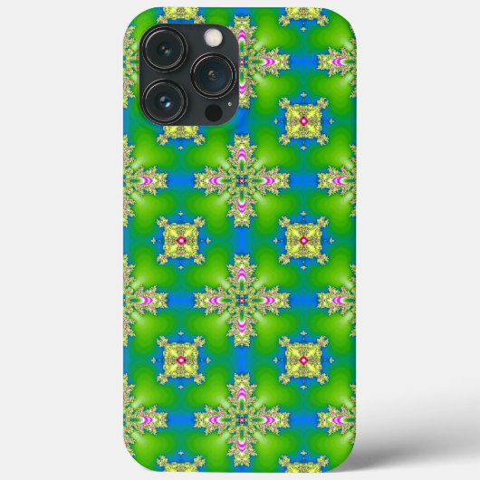 Artdeco Flowers in Retrostijl Case-Mate iPhone Case (Achterkant)