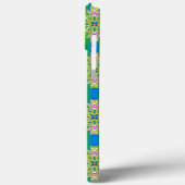 Artdeco Flowers in Retrostijl Case-Mate iPhone Case (Achterkant / Links)