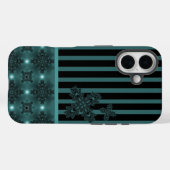 Artdeco Flowers in Retrostijl Case-Mate iPhone Case (Achterkant (horizontaal))