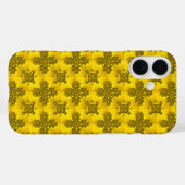 Artdeco Flowers in Retrostijl Case-Mate iPhone Case (Achterkant (horizontaal))