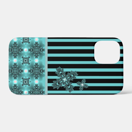 Artdeco Flowers in Retrostijl Case-Mate iPhone Case (Achterkant (horizontaal))