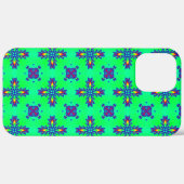 Artdeco Flowers in Retrostijl Case-Mate iPhone Case (Achterkant (horizontaal))