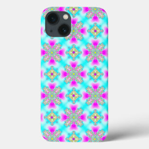 Artdeco Flowers in Retrostijl Case-Mate iPhone Case