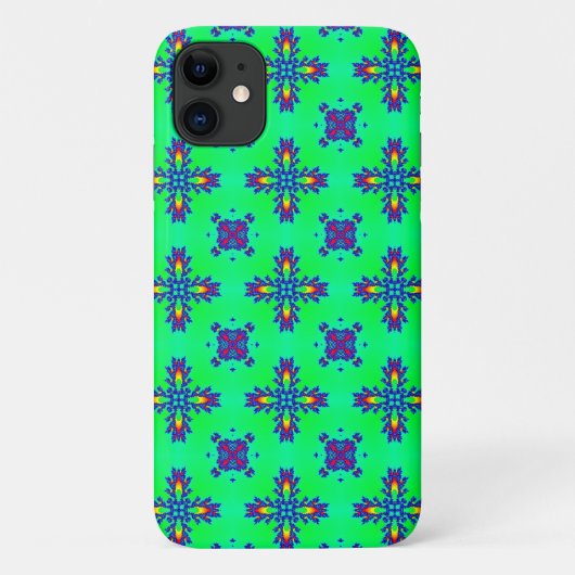 Artdeco Flowers in Retrostijl Case-Mate iPhone Case (Achterkant)