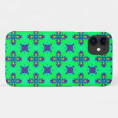 Artdeco Flowers in Retrostijl Case-Mate iPhone Case (Achterkant (horizontaal))