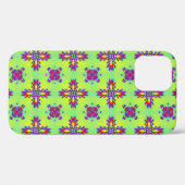 Artdeco Flowers in Retrostijl Case-Mate iPhone Case (Achterkant (horizontaal))