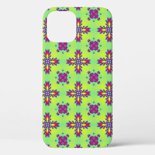 Artdeco Flowers in Retrostijl Case-Mate iPhone Case (Achterkant)