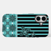 Artdeco Flowers in Retrostijl Case-Mate iPhone Case (Achterkant (horizontaal))