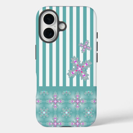 Artdeco Flowers in Retrostijl Case-Mate iPhone Case (Achterkant)