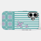 Artdeco Flowers in Retrostijl Case-Mate iPhone Case (Achterkant (horizontaal))