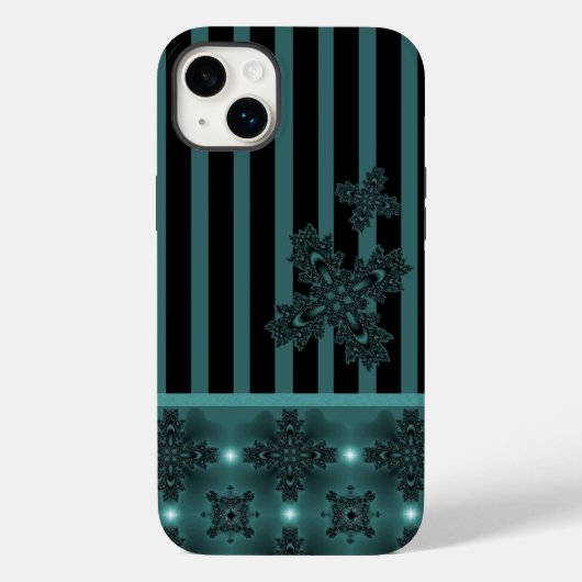 Artdeco Flowers in Retrostijl Case-Mate iPhone Case (Achterkant)