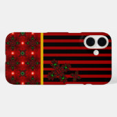 Artdeco Flowers in Retrostijl Case-Mate iPhone Case (Achterkant (horizontaal))