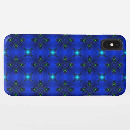 Artdeco Flowers in Retrostijl Case-Mate iPhone Case (Achterkant (horizontaal))