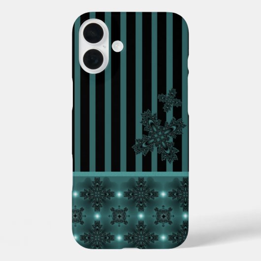 Artdeco Flowers in Retrostijl Case-Mate iPhone Case (Achterkant)