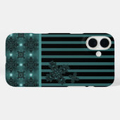 Artdeco Flowers in Retrostijl Case-Mate iPhone Case (Achterkant (horizontaal))