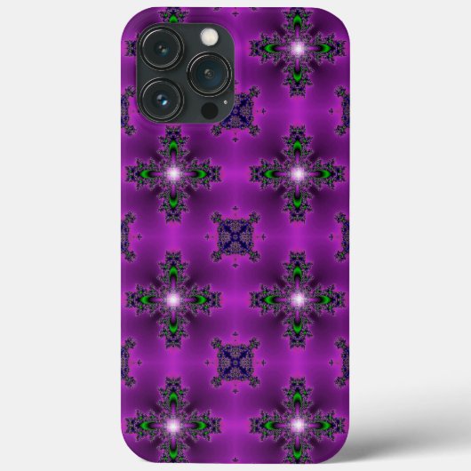 Artdeco Flowers in Retrostijl Case-Mate iPhone Case (Achterkant)