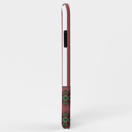 Artdeco Flowers in Retrostijl Case-Mate iPhone Case (Achterkant/rechts)