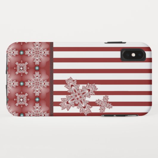 Artdeco Flowers in Retrostijl Case-Mate iPhone Case (Achterkant (horizontaal))