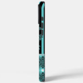 Artdeco Flowers in Retrostijl Case-Mate iPhone Case (Achterkant / Links)