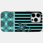 Artdeco Flowers in Retrostijl Case-Mate iPhone Case (Achterkant (horizontaal))