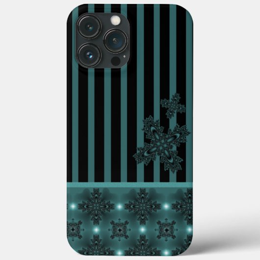 Artdeco Flowers in Retrostijl Case-Mate iPhone Case (Achterkant)