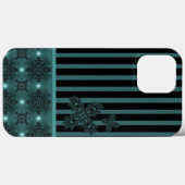 Artdeco Flowers in Retrostijl Case-Mate iPhone Case (Achterkant (horizontaal))