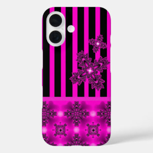 Artdeco Flowers in Retrostijl iPhone 16 Hoesje