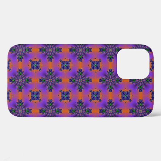 Artdeco Flowers in Retrostijl Case-Mate iPhone Case (Achterkant (horizontaal))