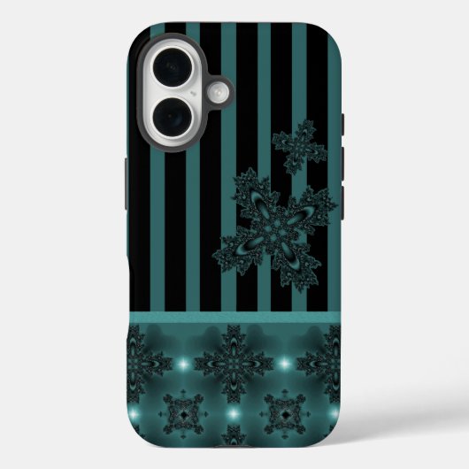 Artdeco Flowers in Retrostijl Case-Mate iPhone Case (Achterkant)