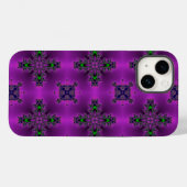 Artdeco Flowers in Retrostijl Case-Mate iPhone Case (Achterkant (horizontaal))
