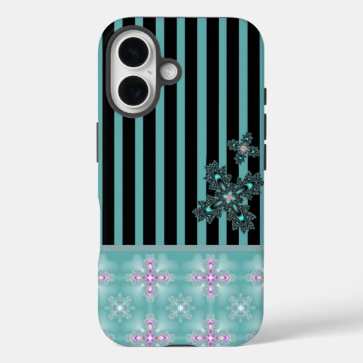 Artdeco Flowers in Retrostijl Case-Mate iPhone Case (Achterkant)