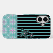 Artdeco Flowers in Retrostijl Case-Mate iPhone Case (Achterkant (horizontaal))