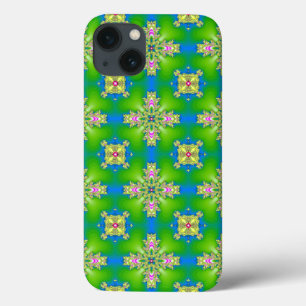 Artdeco Flowers in Retrostijl Case-Mate iPhone Case