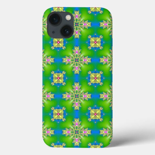 Artdeco Flowers in Retrostijl Case-Mate iPhone Case (Achterkant)