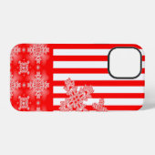 Artdeco Flowers in Retrostijl iPhone Hoesje (Achterkant horizontaal)
