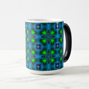 Artdeco Flowers in Retrostijl Magische Mok