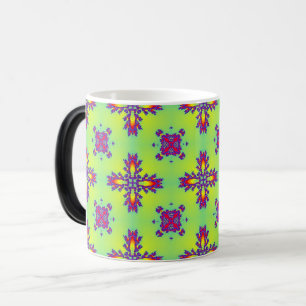 Artdeco Flowers in Retrostijl Magische Mok